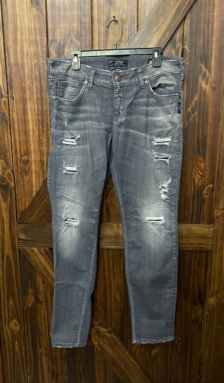 Silver Jeans Boyfriend Super Stretch Womens 32/29